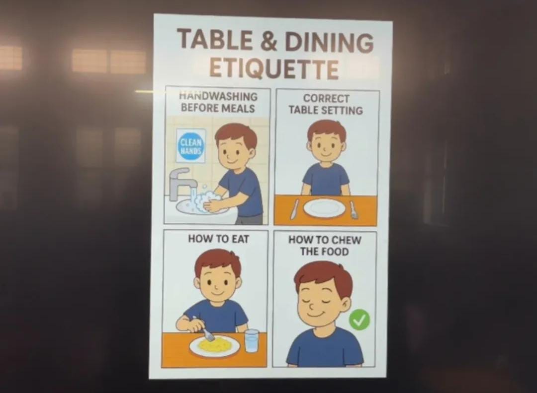 TABLE AND DINING ETIQUETTE